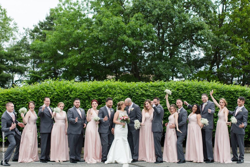 Pink and Gray Wedding
