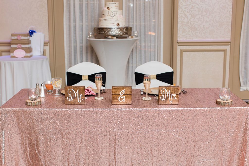 Sequin Sweetheart Table