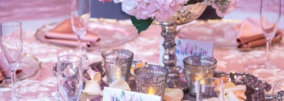 Ring in Spring Bridal Show Table Settings